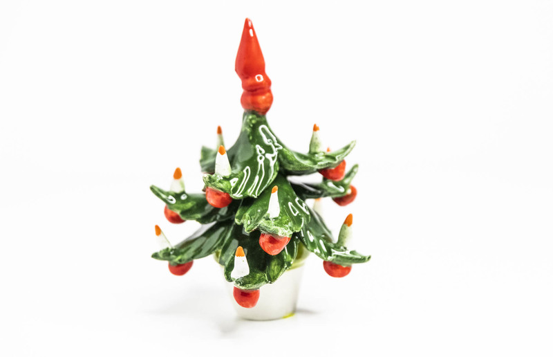 Christmas tree - Capodimonte ceramic