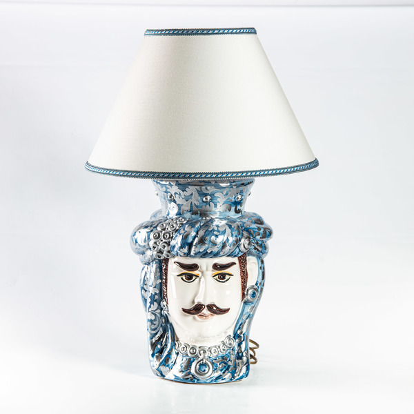 Lamp with “testa di moro”
